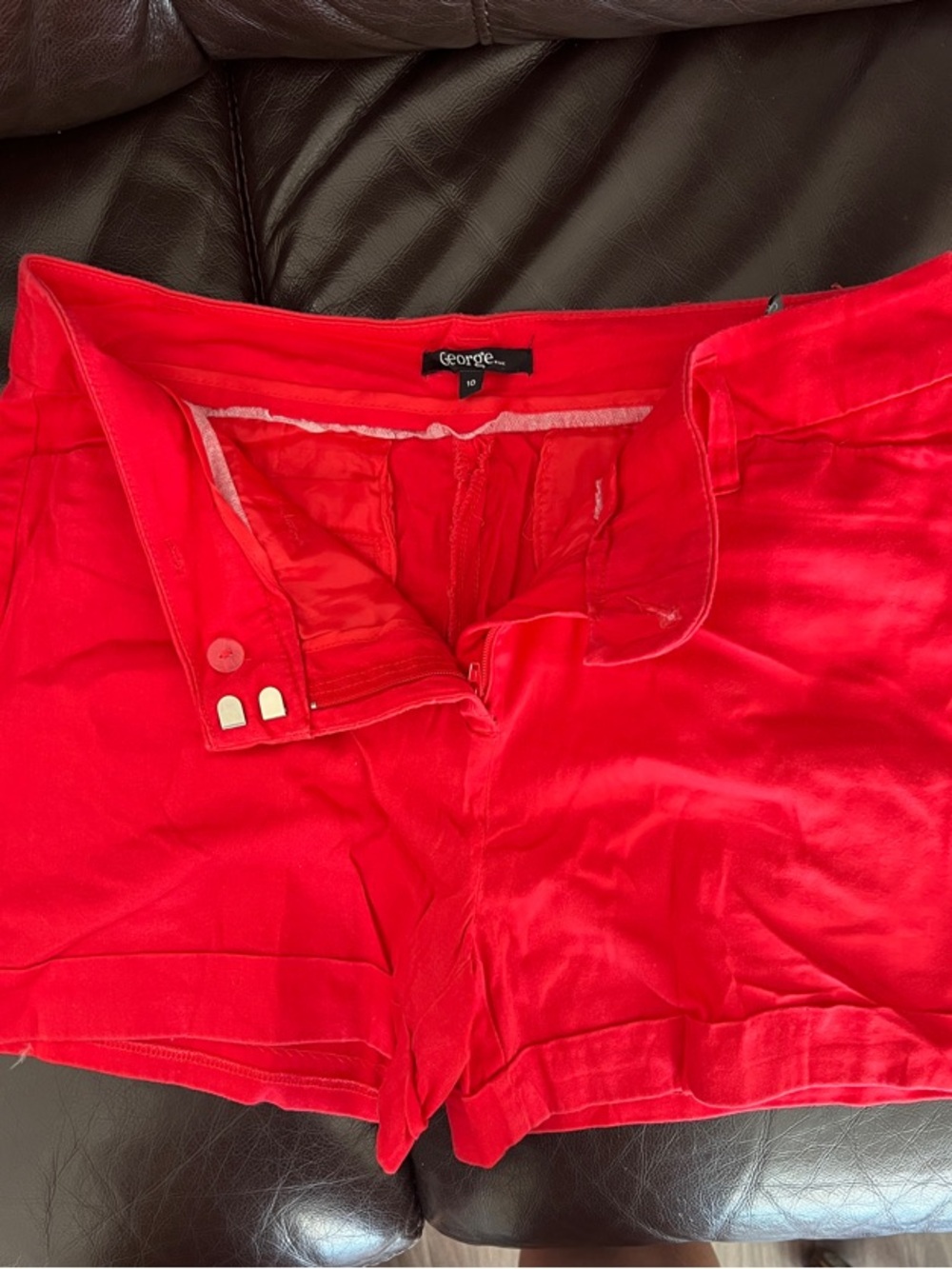 George Red Shorts